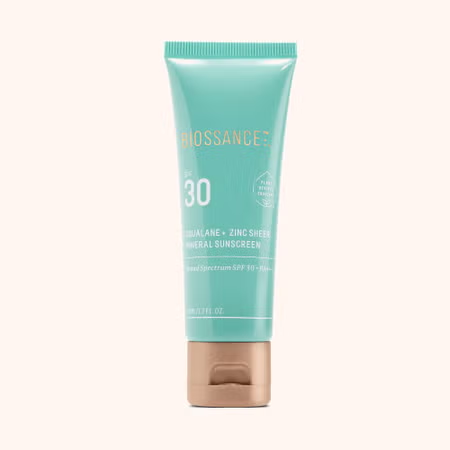 Squalane + Zinc Sheer Hydrating Mineral Face Sunscreen SPF 30 with Ectoin