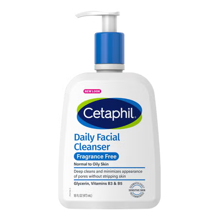 Daily Facial Cleanser, Face Wash for Sensitive Skin