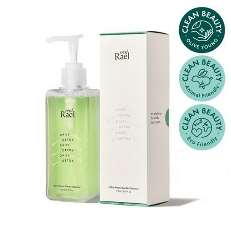 Rael Daily Detox Oil to Foam Gentle Cleanser