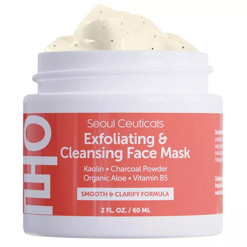 Exfoliating Cleansing Face Scrub Mask Cream