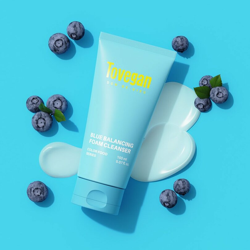 Color Food Series Blue Balancing Foam Cleanser